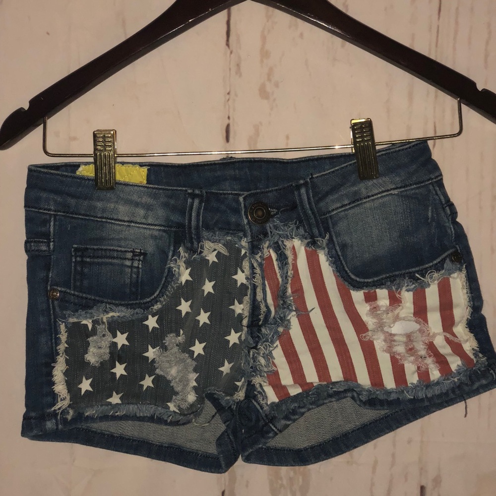 American flag distressed shorts ❤️🇺🇸 size M/28